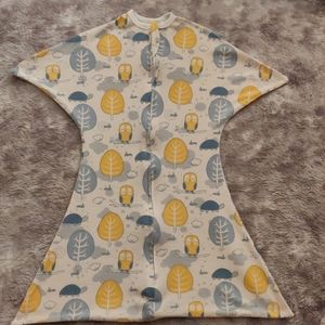 Cozy Owl Print Kids Pajamas Sleep Sack